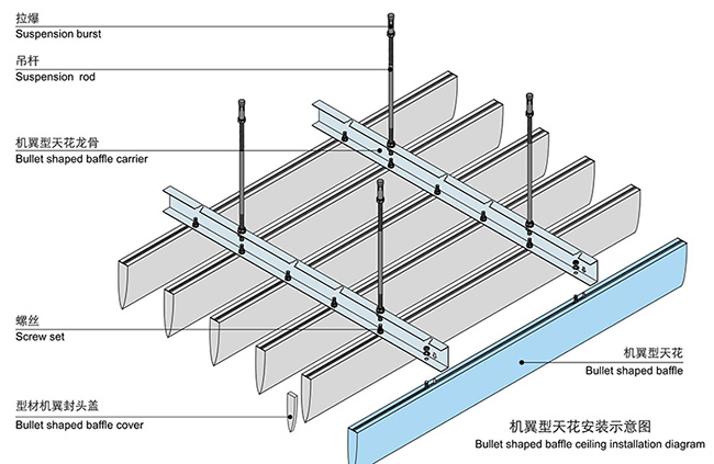 Baffle Ceiling Fixing Details Shelly Lighting